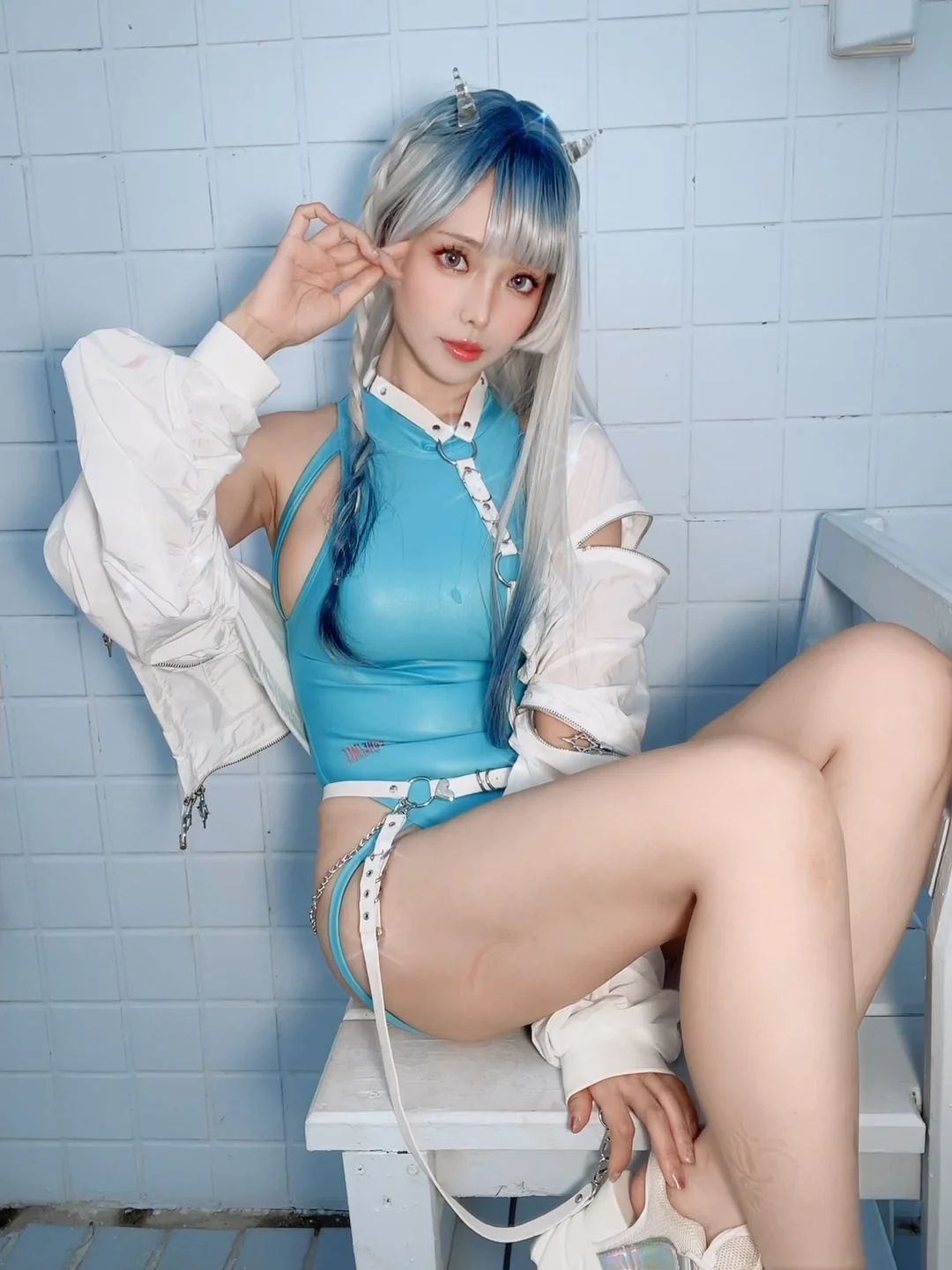 ElyEE子 - Glassyhorn Devil [34P,3V-94MB] tg@simisebaisi 【丝足阁】033.webp